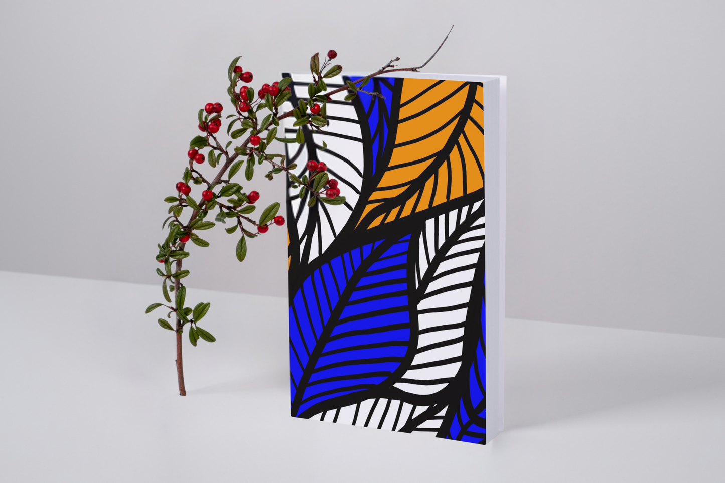 ANKARA LEAVES - Lined Notebook